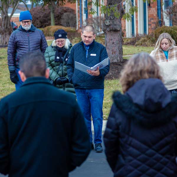 Prayer Vigil at Lake Castleton Apartments